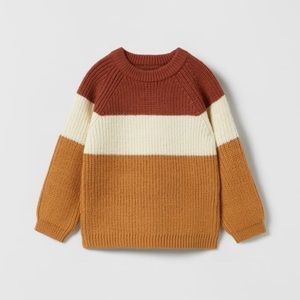 NWT Zara Kids Colorblick Sweater